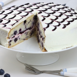Blueberry Burst Cake