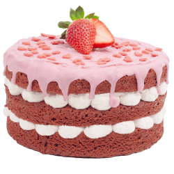 Strawberry Love Cake