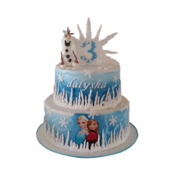 Frozen Olaf 3D taart