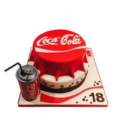 Coca Cola 3D taart