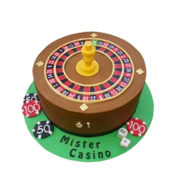 Casino 3D taart