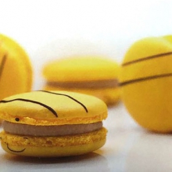 Bananen Macarons