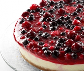 Winterberry cheesecake