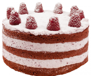 Red Velvet Raspberry Love Layer Cake
