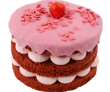 Small Strawberry Love Layer Cake