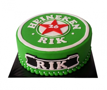 Heineken 3D taart