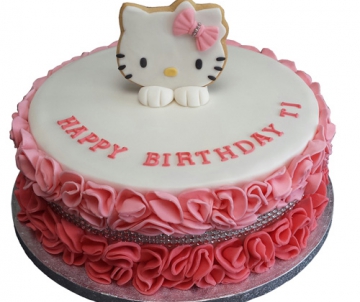 Hello Kitty 3D taart
