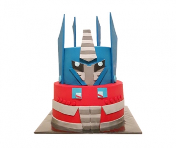 Transformers 3D taart