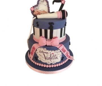 Violetta 3D taart